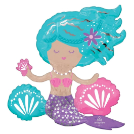 Μπαλόνι Foil "Sitter Shimmering Mermaid" 45εκ. - Κωδικός: A42945 - Anagram